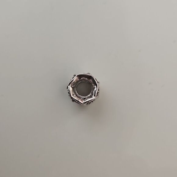 925 Sterling Silver Sparkling Black Stone Charm Silver - Picture 14 of 16